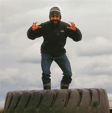 Raffa on tire